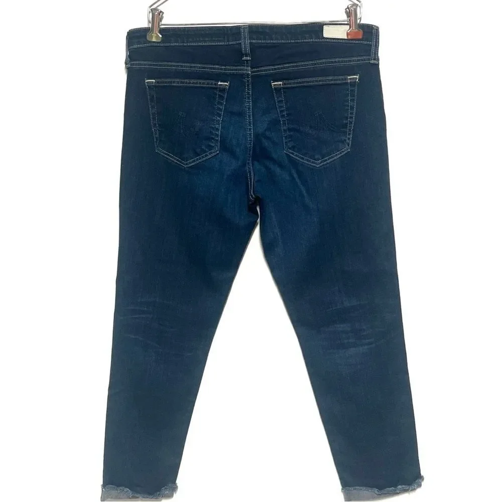 AG-ED Adrianno Goldschmied Stilt Roll Up Cigarette Jeans Sz 32R - Picture 3 of 6